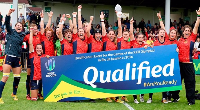 El rugby femenino español logra el billete a los Juegos de Río 