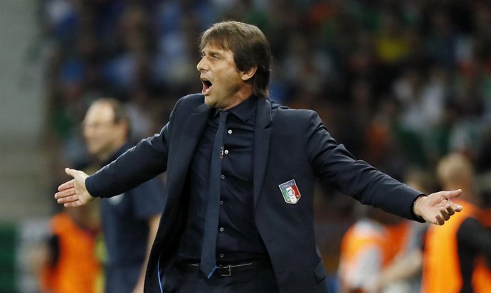 El seleccionador de Italia, Antonio Conte,