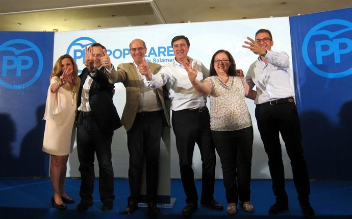 Los parlamentarios del PP salmantino que han resultado elegidos 