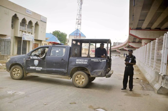 Policía en Kano, Nigeria