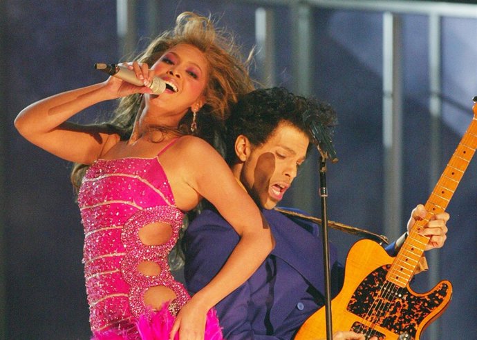 Beyoncé y Prince/ Getty