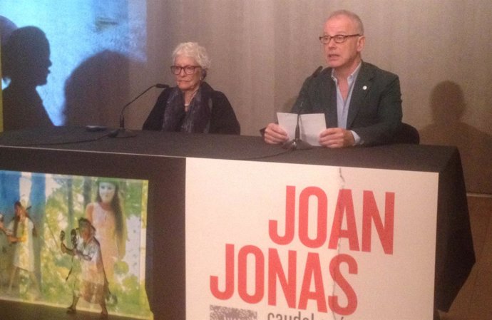 Presentación de la muesta de Joan Jonas en la Fundación Botín