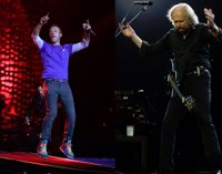 Coldplay versionan a los Bee Gees con Barry Gibb en Glastonbury