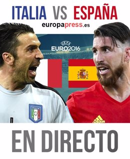 España - Italia Octavos de Final Eurocopa Directo