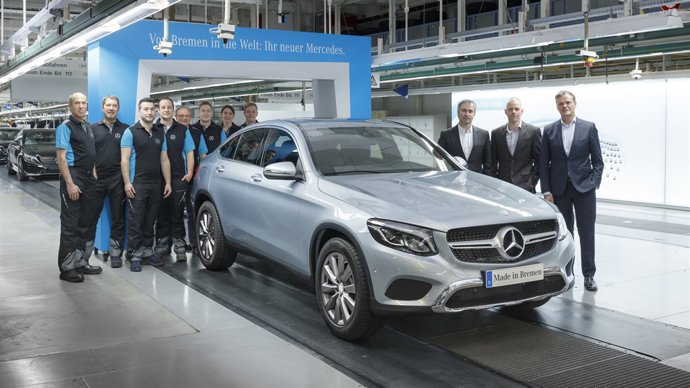 Producción del Mercedes-Benz GLC Coupé en Bremen (Alemania)
