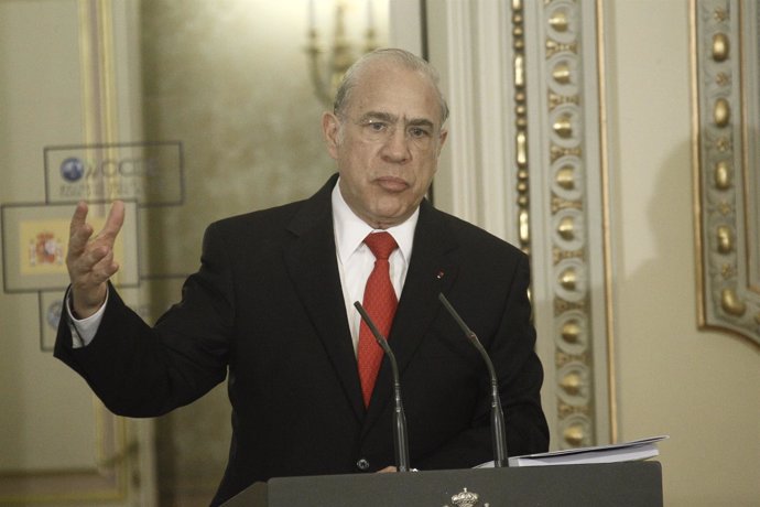 José Ángel Gurría, secretario general de la OCDE informe sobre la reforma AAPP