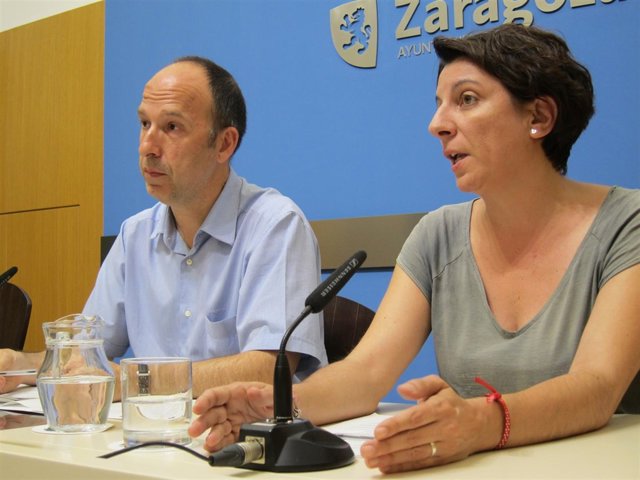Leticia Crespo y Carmelo Asensio, concejales e CHA