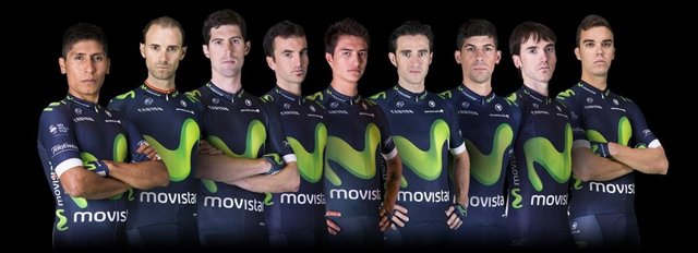 Equipo Movistar para el Tour de Francia 2016