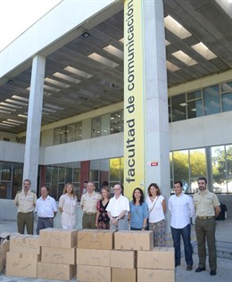 Material recogido en una campaña de la Facultad de Comunicación de la US