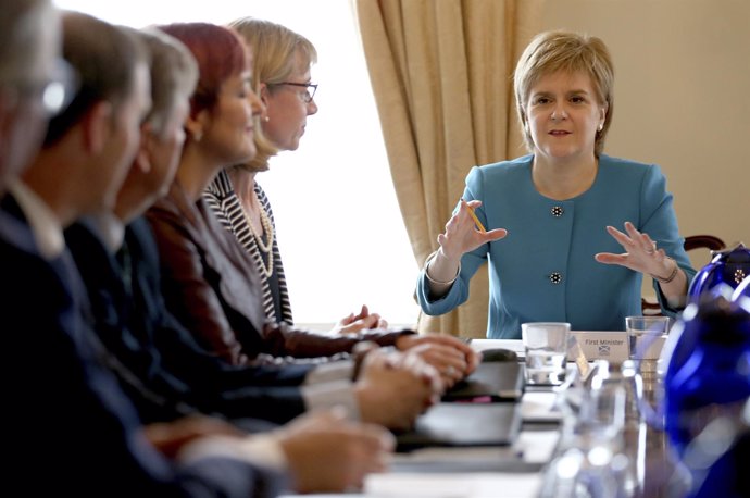 La ministra principal de Escocia, Nicola Sturgeon