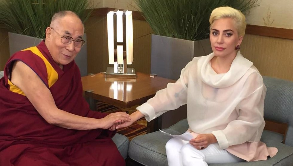 Dalai lama y lady gaga