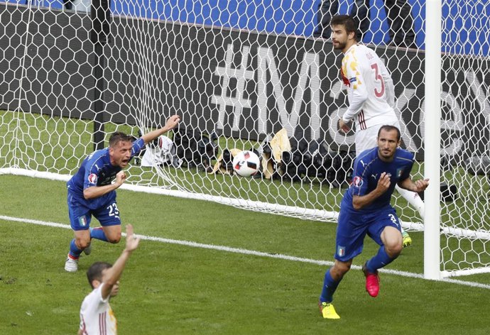 Giorgio Chiellini España selección española Eurocopa Gerard Piqué