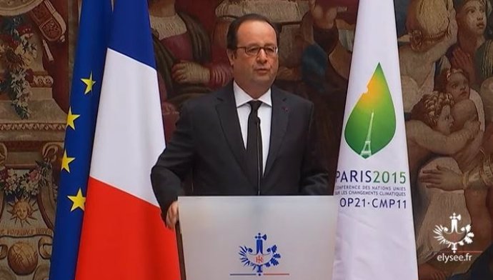 François Hollande ratifica el Acuerdo de París