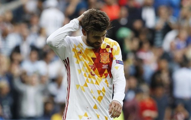 Gerard Piqué selección española España Italia Eurocopa