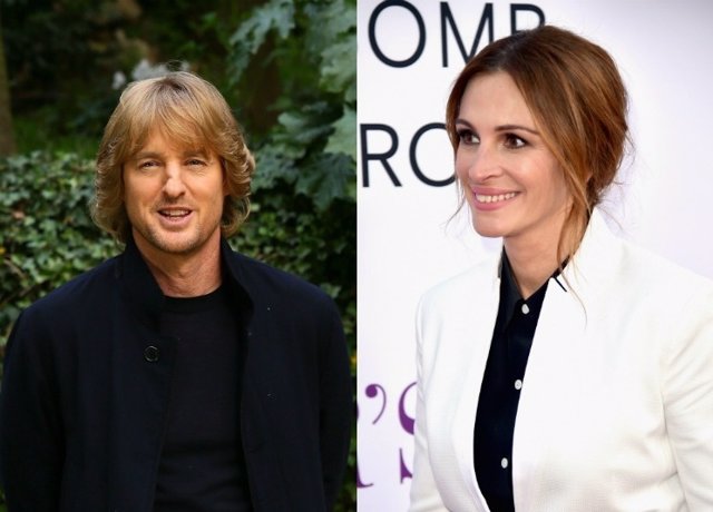 Owen Wilson y Julia Roberts