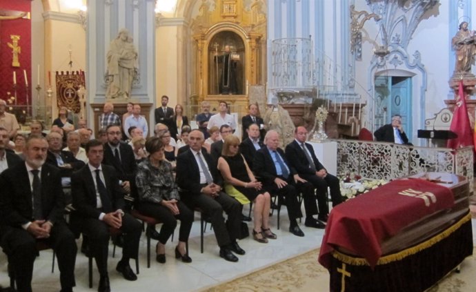Funeral de Ros, con Tovar, Solís, Peñalver, Garre, Martínez, Collado y Sánchez