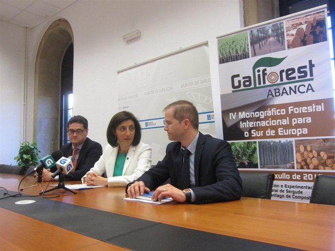 Angeles Vázquez en la presentación de Galiforest