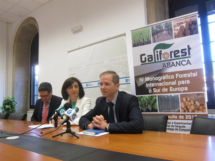 Presentación de la Feria Galiforest Abanca con  Ángeles Vázquez y Ricardo Durán 