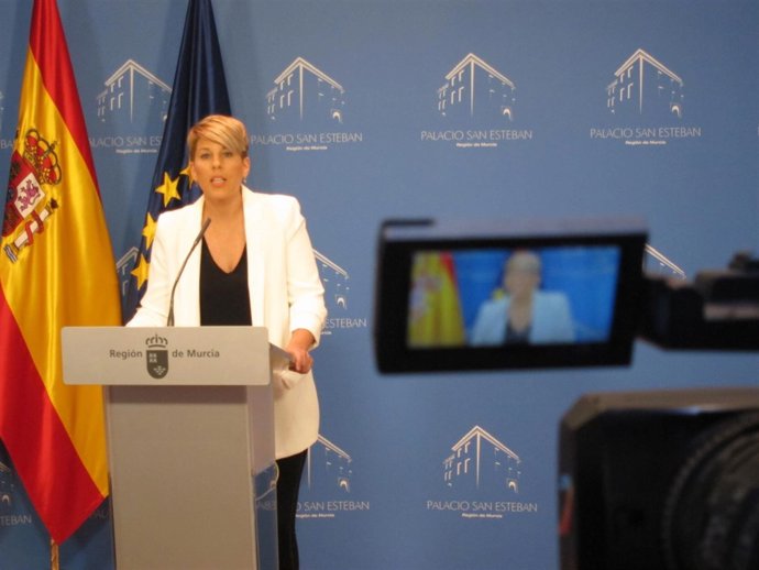 La portavoz del Gobierno regional, Noelia Arroyo