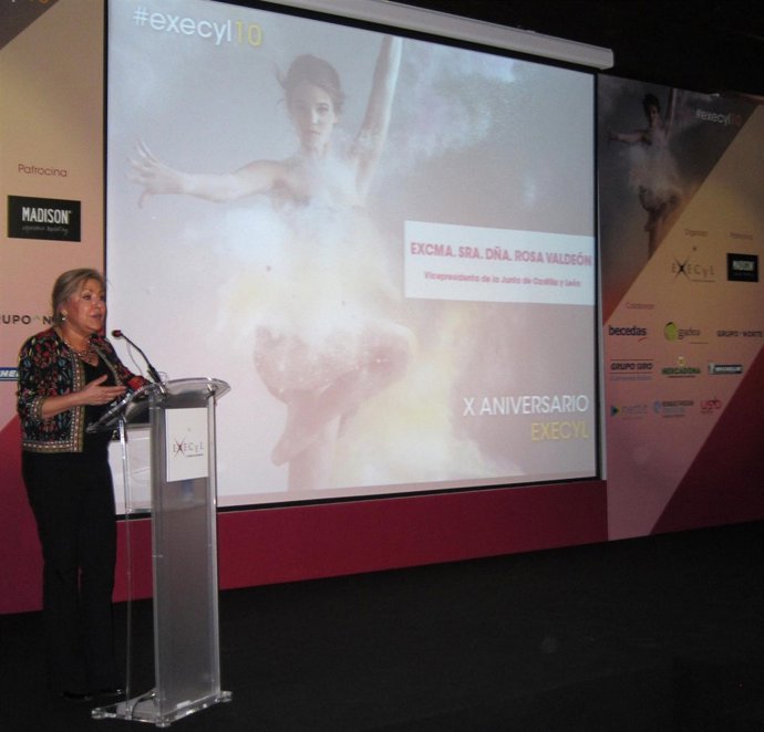 La vicepresidenta de la Junta, Rosa Valdeón