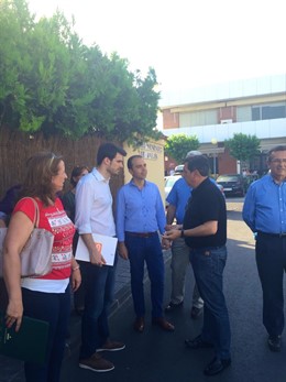 Visita al barrio de Santa Clara para acometer las reformas necesarias
