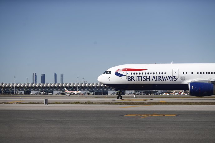 Aeropuerto de Barajas, avión, aviones, British Airways
