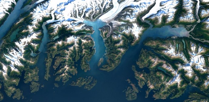 Glaciar Columbia,  Alaska