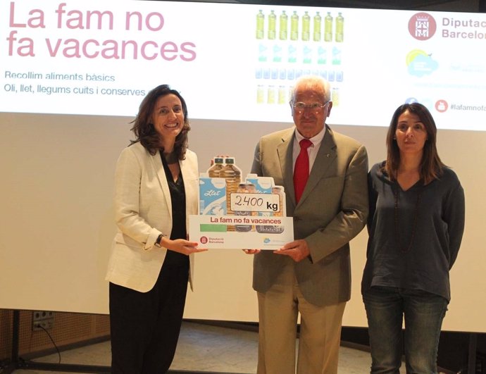La Diputación de Barcelona entrega comida al Banc dels Aliments