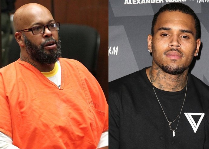 Suge y Chris Brown/ Getty
