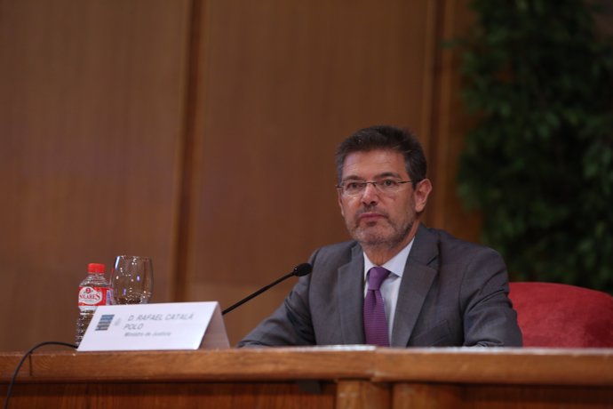 El ministro de Justicia en funciones, Rafael Catalá