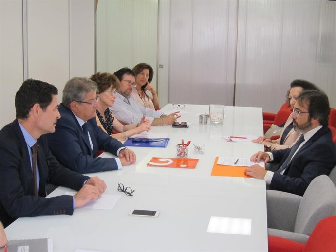 Reunión entre el Colegio de Economistas y el equipo de la Consejería de Fomento