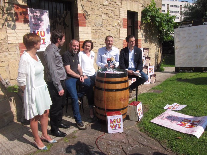 Participantes en la presentación del MUWI Rioja Festival