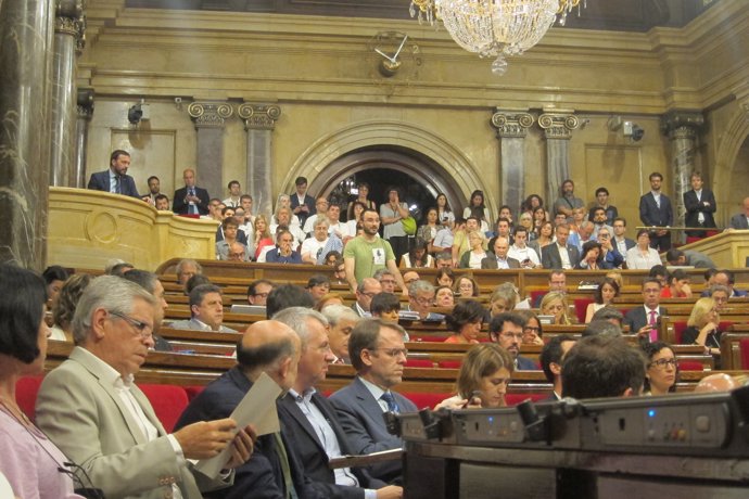 A.Botran (CUP) interviene en el pleno del Parlament