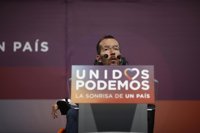 Echenique no descarta asunción de responsabilidades en Podemos cuando analicen las causas