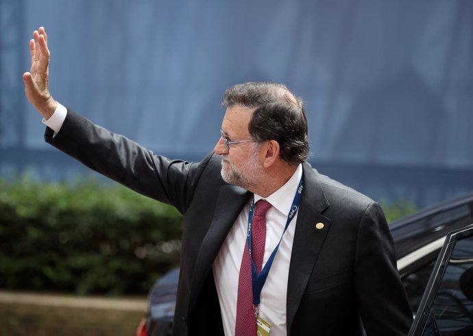 Mariano Rajoy, en la Cumbre Europea en Bruselas