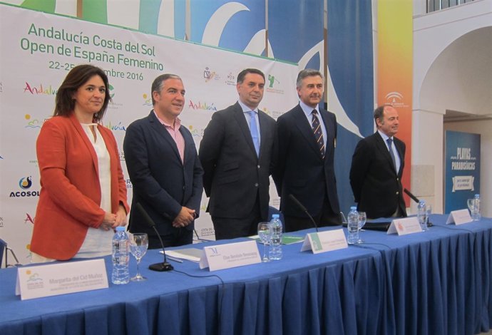 Del Cid, Bendodo, Fernández, Salaverri y Fontán en rueda de prensa 