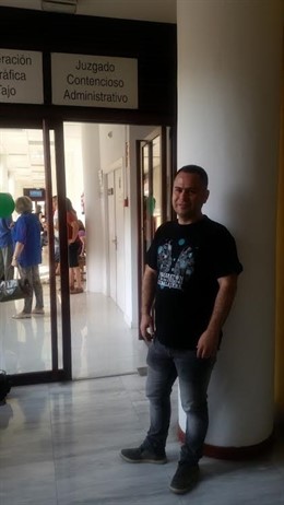 Llorente a su entrada al juicio