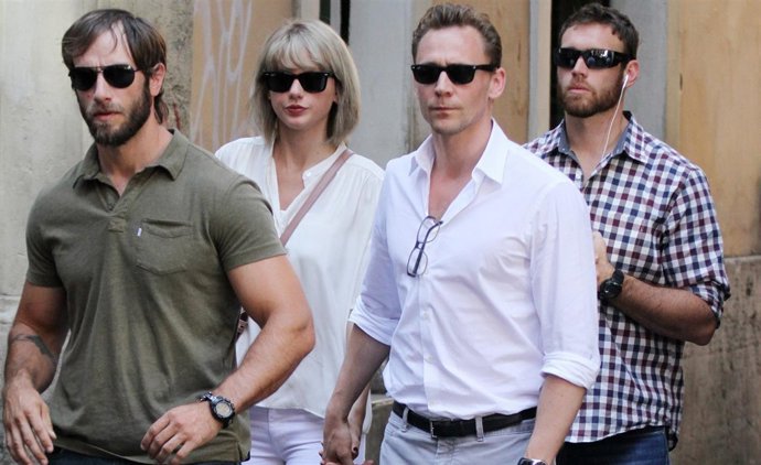 Taylor Swift, Tom Hiddleston paseando por Roma28 June 2016.Taylor Swift and new 