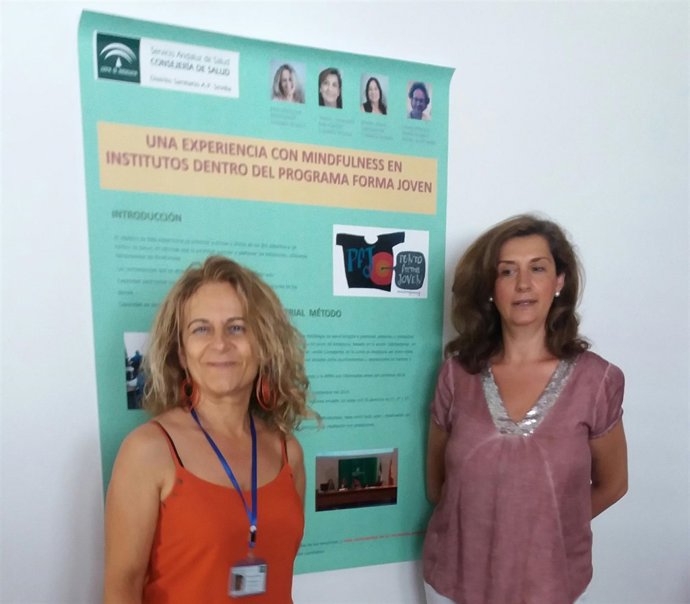 Dos enfermeras de Cisneo Alto presentan trabajos en un encuentro en Zaragoza