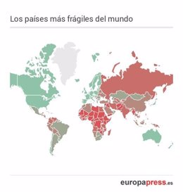 Los países más frágiles del mundo