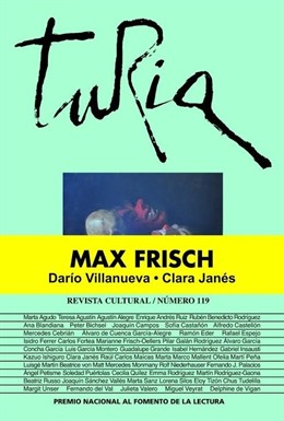 Portada de Turia dedicada al escrito suizo Max Frisch