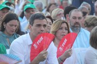Susana Díaz no vería "problema" en que Sánchez consultara a militancia sobre investidura