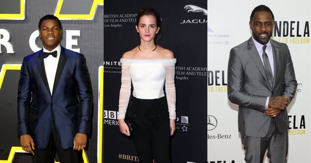 John Boyega, Emma Watson, Idris Elba