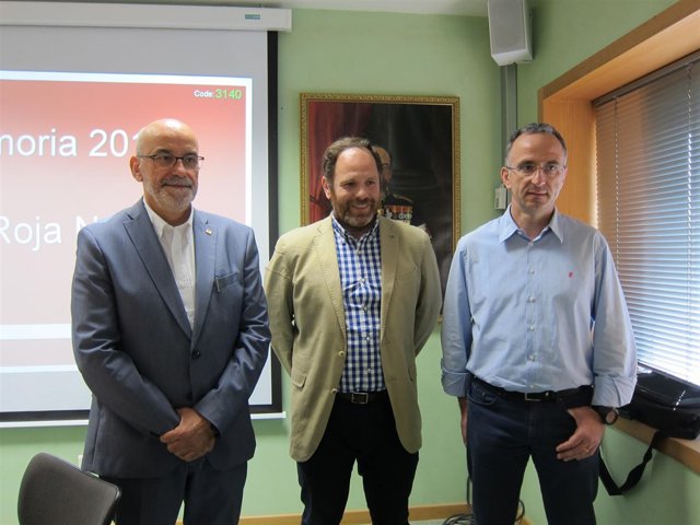 Presentación de la memoria de Cruz Roja Navarra de 2015.