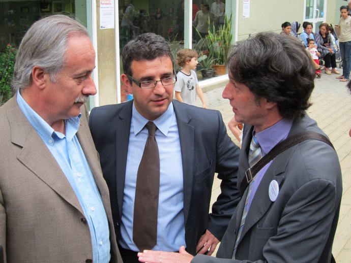 Joan Carretero, Ignasi Planas (Reagrupament) Y Jordi Portabella (ERC)
