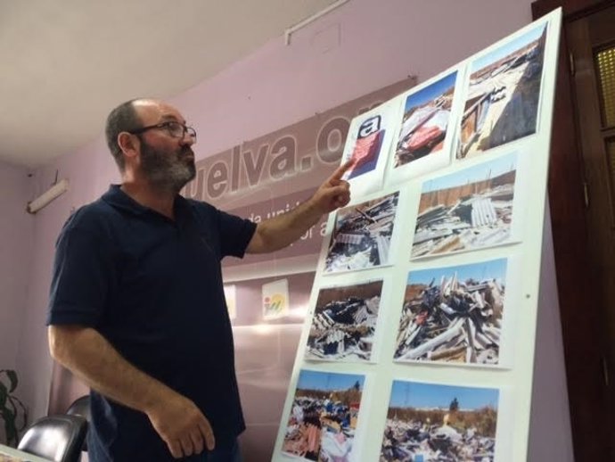 El coordinador de IULV-CA en Huelva, Pedro Jiménez.