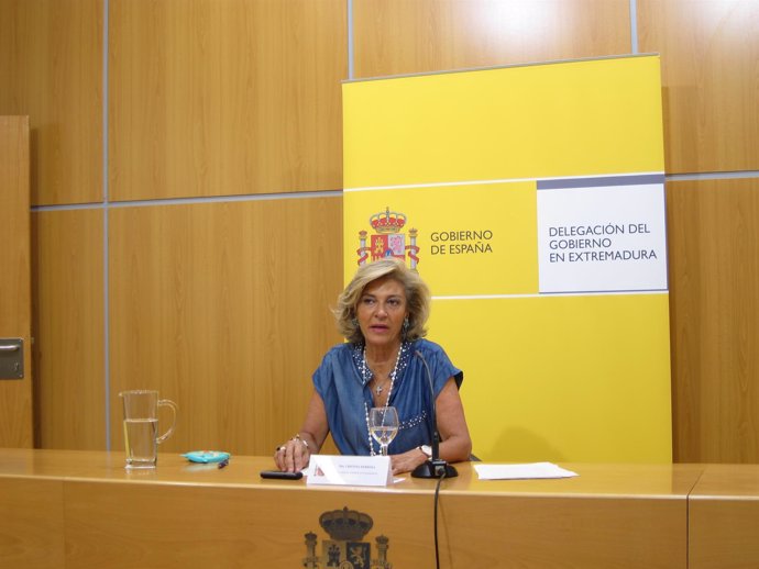 Cristina Herrera, en rueda de prensa
