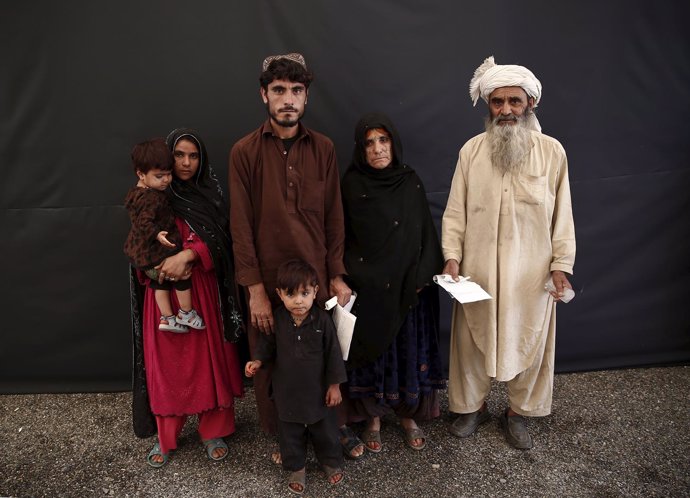 Refugiados afganos repatriados