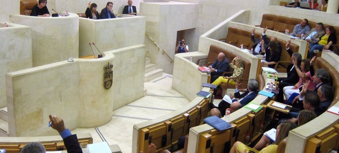 Votación del Parlamento en el Debate del Estado de la Región