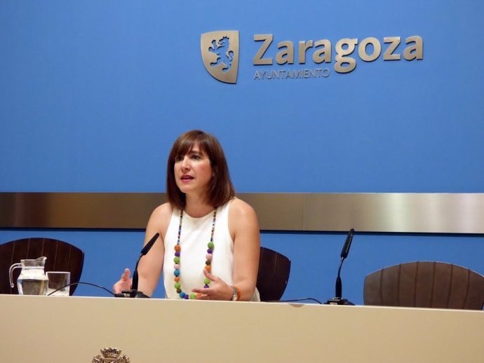La portavoz de C's en Zaragoza, Sara Fernández